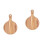 2pcs Household Bread Serving Plate Steak Pizza Board Kitchen Tableware 4