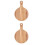 2pcs Household Bread Serving Plate Steak Pizza Board Kitchen Tableware 5