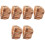 6 Pcs Doll Wig Mini Hat Mini Doll Hat Baby Doll 3