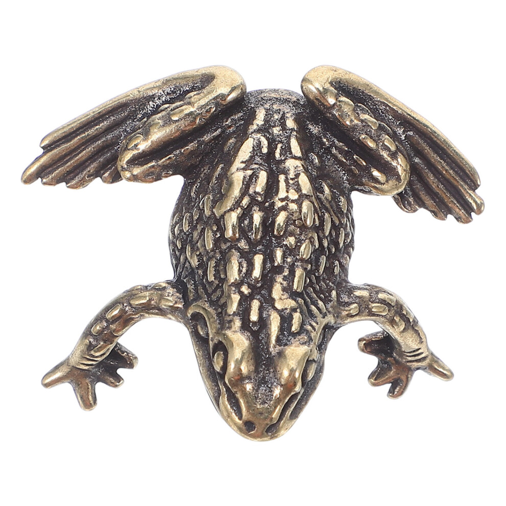 5Pcs Brass Cabinet Handles: Vintage Toad Shaped Drawer Knobs 3584220234546