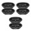 6 Pcs Flowerpot Plastic Planter Oval Pp 8