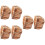 6 Pcs Doll Wig Mini Hat Mini Doll Hat Baby Doll 7