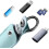 USB Flash Drive Storage Case 5 Pack,  Leather Sleeve With Keychain, Compact Organizer For Students And Teachers, Blue 5