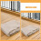 Clay Texture Fabric For Pottery Projects Khaki Linen 2pcs 9