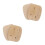 Plain Skateboard Decks Stable Ride 4pcs 6.7x5.5x0.4in 5