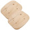 Plain Skateboard Decks Stable Ride 4pcs 6.7x5.5x0.4in 2