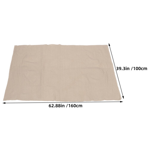 Clay Texture Fabric For Pottery Projects Khaki Linen 2pcs 1