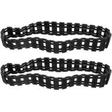 3 Pcs Tank Track Part Replacement For Robot Fast Kart Black