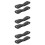 3 Pcs Tank Track Part Replacement For Robot Fast Kart Black 10