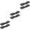 3 Pcs Tank Track Part Replacement For Robot Fast Kart Black 7