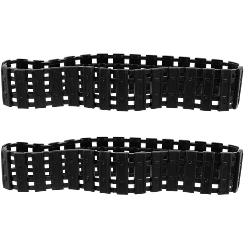 3 Pcs Tank Track Part Replacement For Robot Fast Kart Black 1