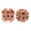 1Pc Creative Wooden Interlocked Brain Teaser Educational Toy 6