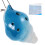 5pcs Conch Ocarina Travel Ceramics Sky-Blue Modeling 3