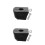 2Sets Slijtvaste Rubber Inline Skate Remmen Voor Remmen 5