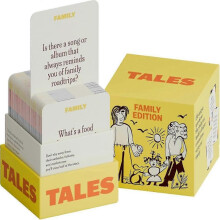 (2pcs) TALES 150 Conversation Cards, Family Edition, Perfect for Family Games for Adults, Teens, and Kids, Gifts, Holidays, and Gatherings