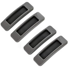 Puxadores autoadesivos com design requintado para armários de cozinha, fitas adesivas dupla face, puxador de abertura prática, 4 peças em