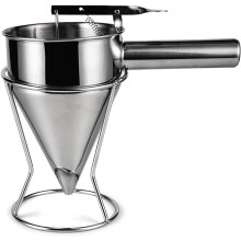 Unmatched Baking Precision With The Takoyaki Funnel Cake Dispenser, A High-Quality Stainless Steel Tool That Streamlines Your Cooking Process