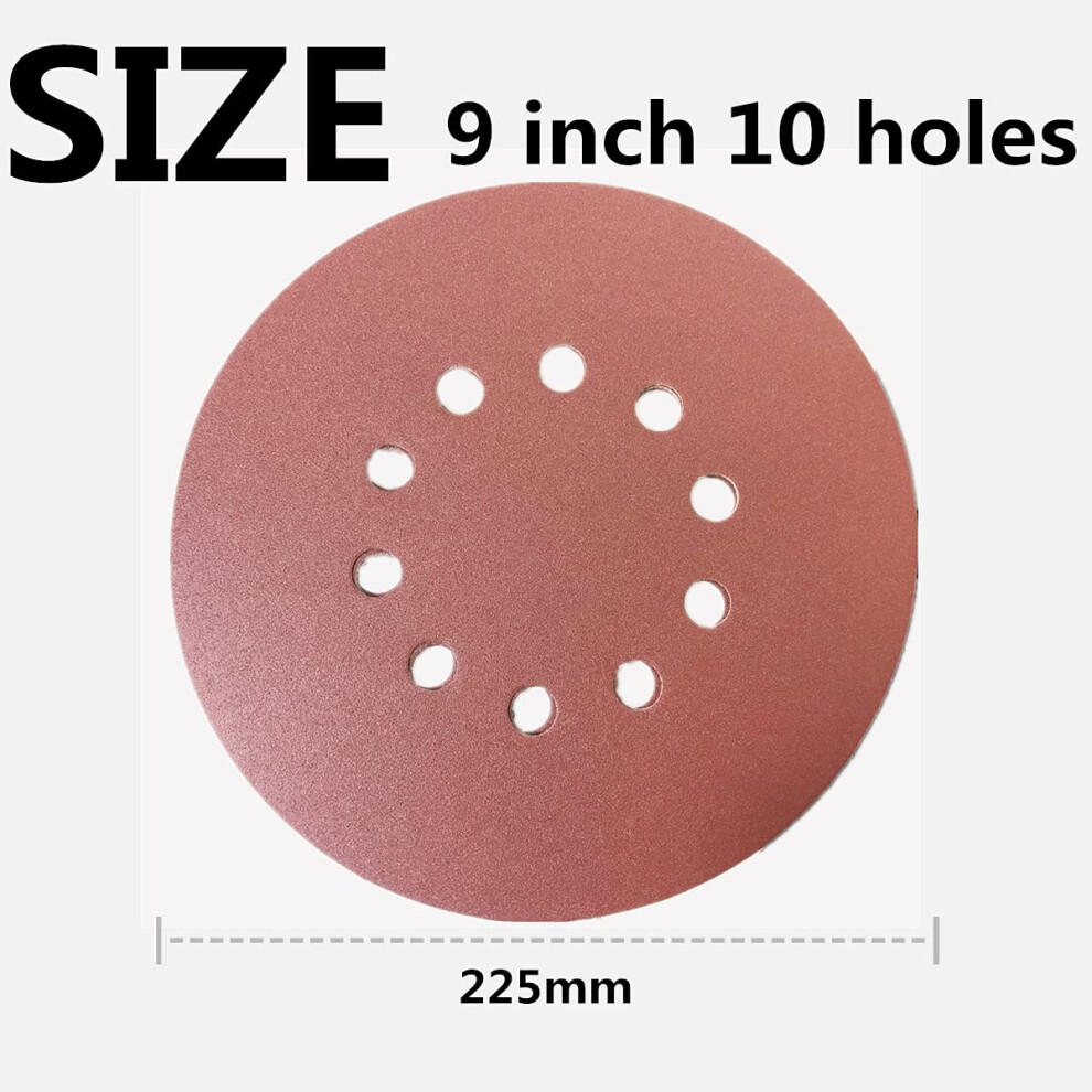 Sanding Disc For Drywall Sander, Heavy Duty Material Aluminum Oxide Abrasive Hook-And-Loop Sandpaper For Professional Sanding And Polishing Tasks, 9128293449731