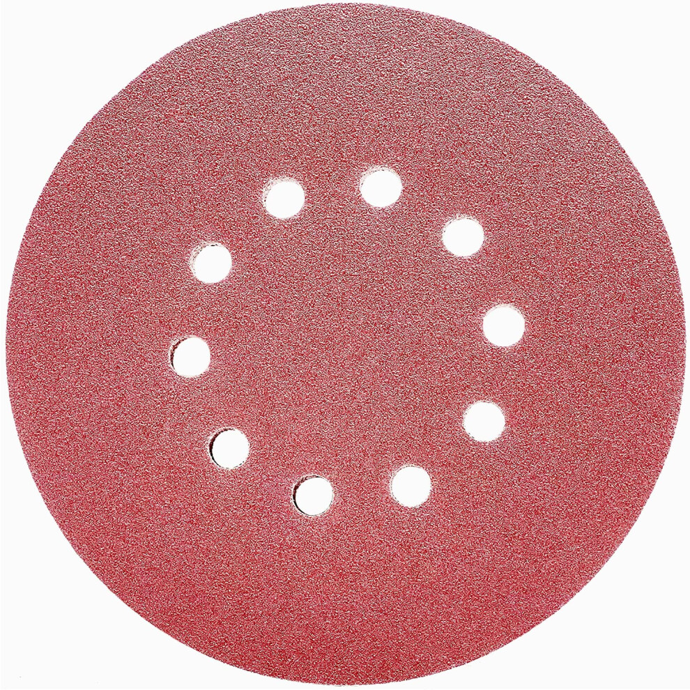 Sanding Discs For All Wall And Ceiling Sander, Open-Coat Resistance Aluminum Oxide Abrasive For Optimal Sanding Performance, Pre-Punched With 10 9433291751817