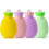 Mini Pineapple Silicone Hot Heat Bottle Hand Warmer Microwave Heating 200ml 2
