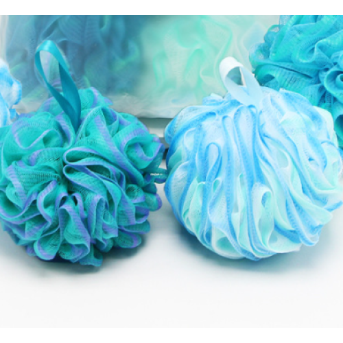 Καινοτόμα σφουγγάρια μπάνιου Loofahs, Απολεπιστικό Καθαριστικό με Πυκνό Δίχτυ για 2