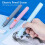 Gray Battery Powered Electric Eraser with 20 Refills - Precise & Easy Use 9