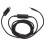 Inline Mute Switch Cable For Gaming Headsets, Works With PS5 Xbox Series X Switch, 2M Nylon Braided Wire Replacement With Volume Controller 5