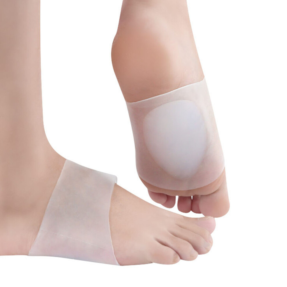 3 Pairs Arch Support Sleeve Flat Foot Brace Silicone Plantar Fasciitis