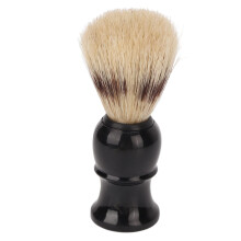 Shaving Brush for Men with Ergonomic Curved Handle and Synthetic Bristles for Beard Grooming