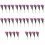8 Sets 4-teilige Simulierte Violette Blumenarrangements 9