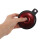 2Pcs Motorcycle Waterproof Plastic Alloy Durable Red Tone 4