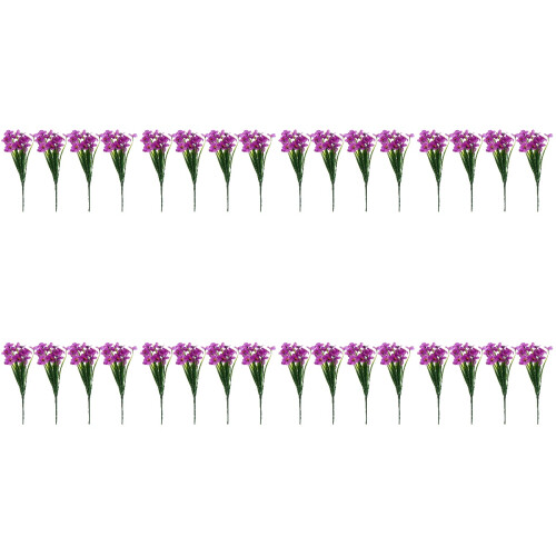 8 Sets 4-teilige Simulierte Violette Blumenarrangements 2