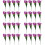 8 Sets 4-teilige Simulierte Violette Blumenarrangements 11