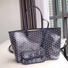 (S,navy blue)Women's Classic Checkerboard Printed Tote Bag Large Medium Small Capacity Shoulder Bag for Daily Use Travel