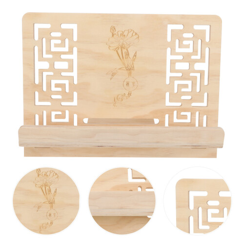 Soporte De Para Tablet Y Partituras De Madera Khaki 2
