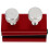 1Pièces -Câble Huileur Double Aluminium Rouge Pour Rapide 4