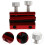 1Pièces -Câble Huileur Double Aluminium Rouge Pour Rapide 7