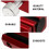 1Pièces -Câble Huileur Double Aluminium Rouge Pour Rapide 10