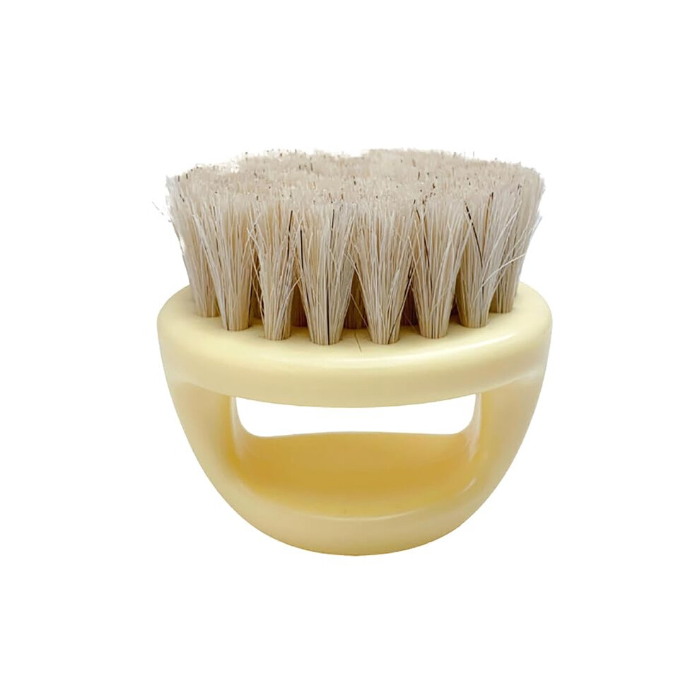 Men's shaving brush, barbershop, facial beard cleaning, shaving beard brush, hairstylist tool