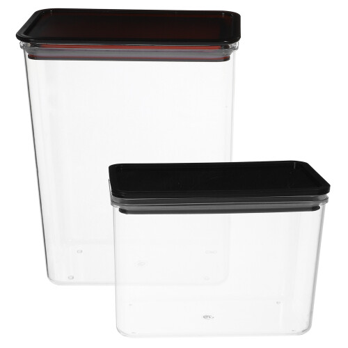 2Ud Herméticos Transparentes Para Y Leche