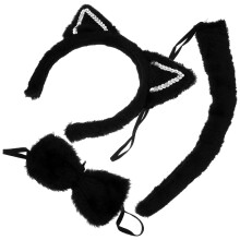 5Jgo Accesorios Disfraz Orejas Mullida Negro Mujer