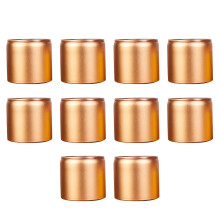 10Ud Sellados De Aluminio Dorados Para Té Y Almacenaje