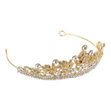 1Duurzame Zinklegering Bruid Tiara Met Glanzende Stras
