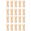 20 Unidades Escultura Madera Forma Setas 85mm 5