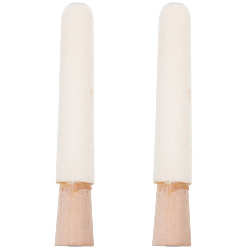 2Pièces Bâton Anneau Manche Bois Outil Polyvalent 1