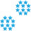 2 Pack Star Patch With Chains Tassel Shirt Decoration Bag 3