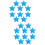 2 Pack Star Patch With Chains Tassel Shirt Decoration Bag 7