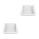 2 Count Diy Garden Concrete Paving Mold Cement White 8