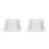 2 Count Diy Garden Concrete Paving Mold Cement White 3