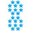 2 Pack Star Patch With Chains Tassel Shirt Decoration Bag 5